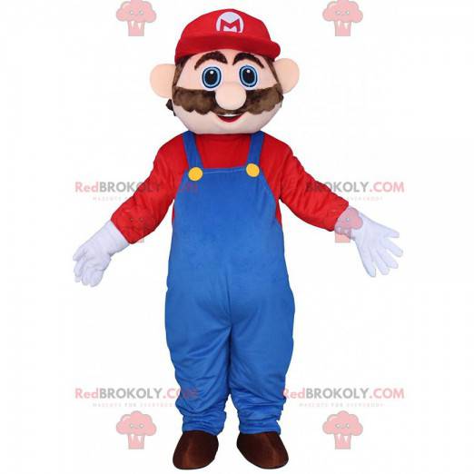 Mascotte de Mario, le célèbre plombier de jeu vidéo -