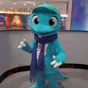 Teal Barracuda mascotte...