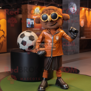 Rust Fotball maskot kostyme...