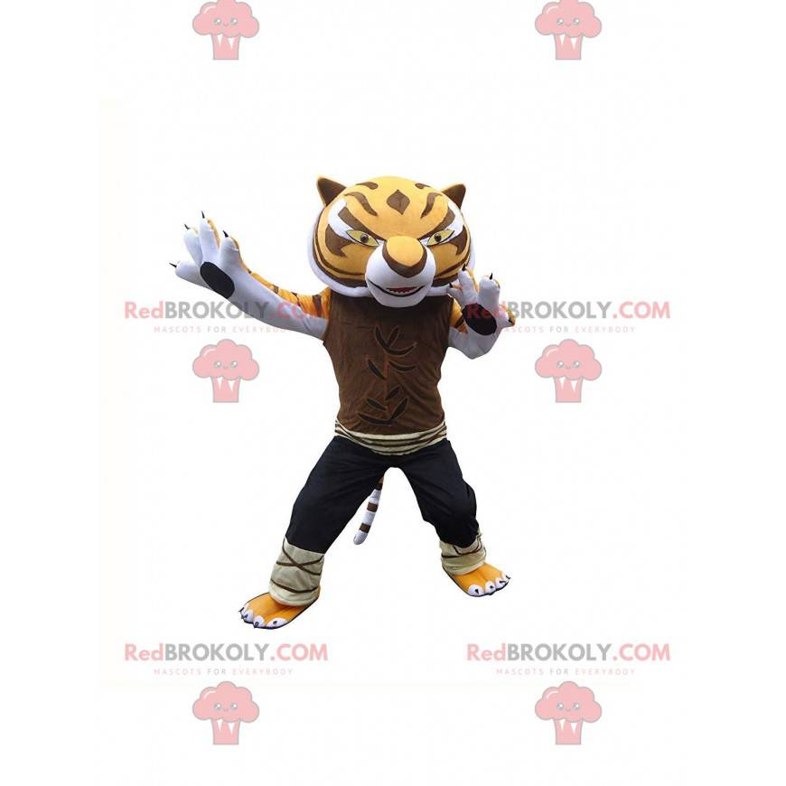 Maskot mistra tygřice, slavného tygra v kung-fu pandě -