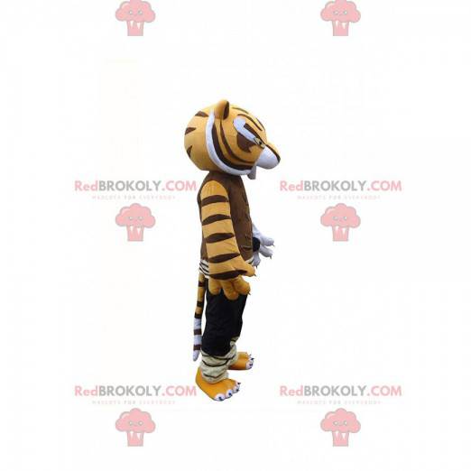 Mascote da Tigresa Mestre, famoso tigre no panda Kung fu -