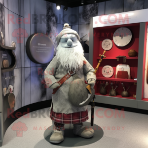 Silver Bagpipe mascotte...