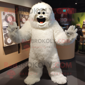 Creme Yeti maskot kostume...