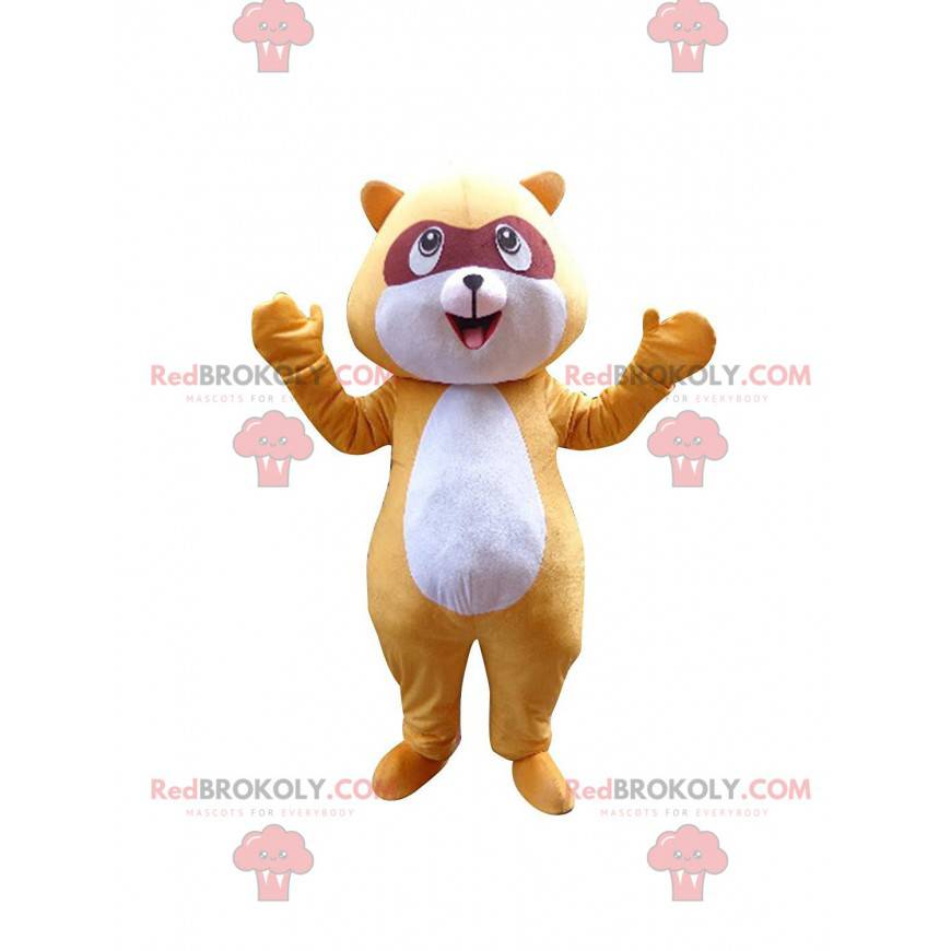 Maskot žlutý mýval, kostým lesních zvířat - Redbrokoly.com Maskot žlutý mýval, kostým lesních zvířat - Redbrokoly.com