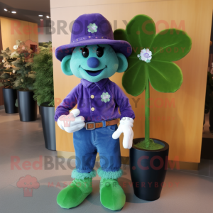Purple Bunch Of Shamrocks...