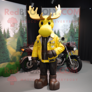 Yellow Moose mascotte...