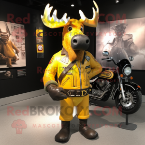 Yellow Moose mascotte...