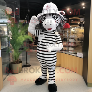  Zebra mascotte kostuum...