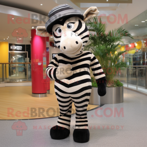  Zebra mascotte kostuum...