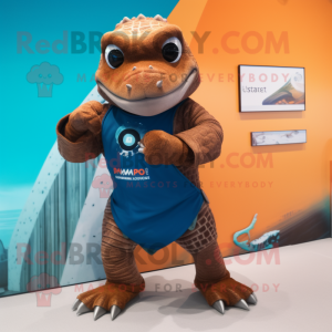 Rust Komodo Dragon mascotte...