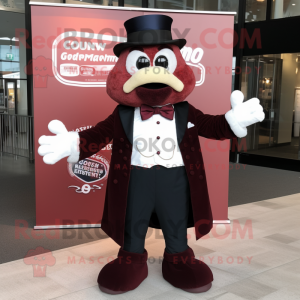 Maroon Guinness maskot...