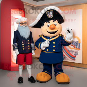 Navy Chief maskot kostume...