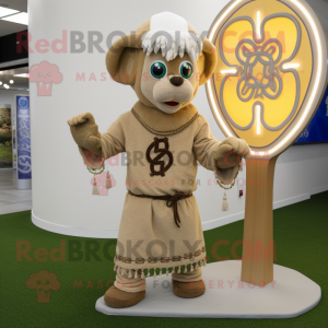 Tan Celtic Cross maskot...