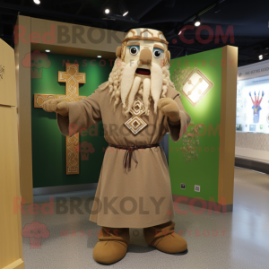 Tan Celtic Cross maskot...