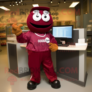 Maroon Computer maskot...