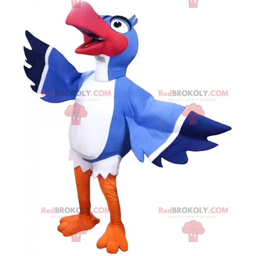 Mascotte di Zazu, il famoso uccello del cartone animato "Il re