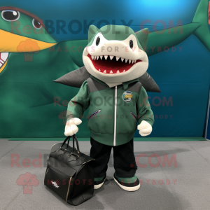 Forest Green Shark mascotte...