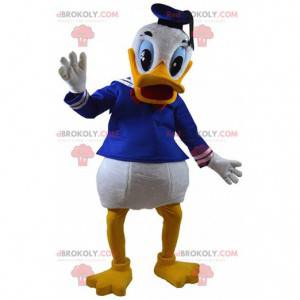 Donald Duck-maskot, den berømte Walt Disney-anda -