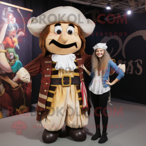 Creme Pirate maskot kostume...