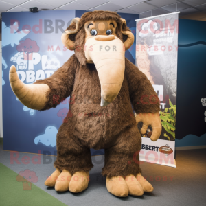 Brown Mammoth mascotte...