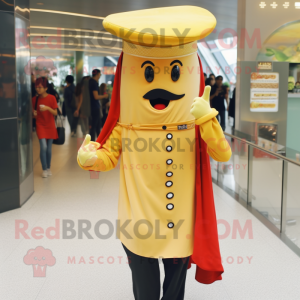 Gold Pepper maskot kostume...