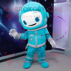 Turkis astronaut maskot...