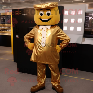 Gold Chocolate Bars maskot...