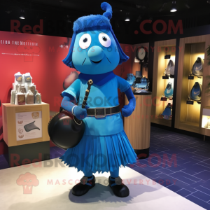 Blue Bagpipe mascotte...