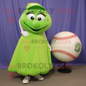 Lime Green Baseball Ball...