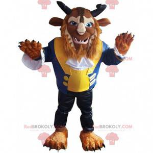 Mascot The beast, from the cartoon "Beauty and the beast" -