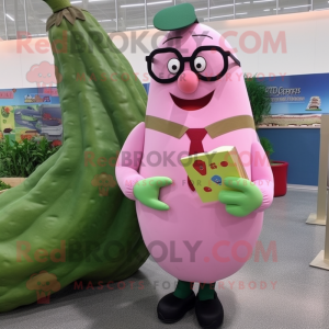 Pink Zucchini maskot...