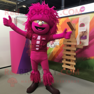 Magenta Scarecrow mascotte...