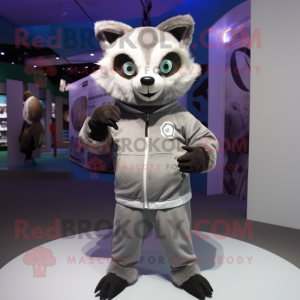 Silver Raccoon maskot...