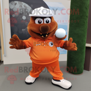 Rust golfbold maskot...