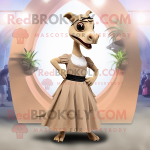 Beige Parasaurolophus...