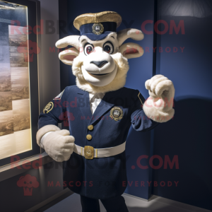 Navy Ram maskot kostume...