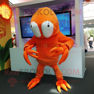 Orange Crab mascotte...