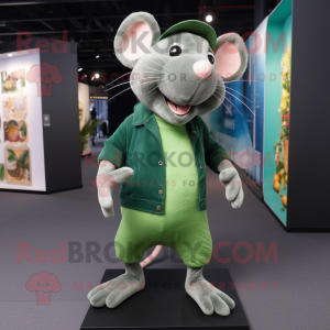 Forest Green Rat mascotte...