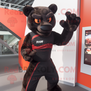 Rust Panther maskot kostume...