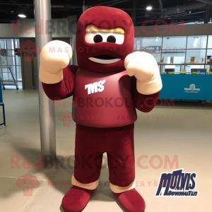 Maroon Boxing Glove...