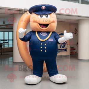 Navy Donut mascotte kostuum...