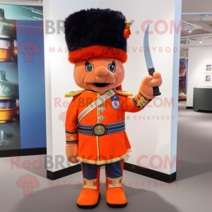 Oransje britisk Royal Guard...