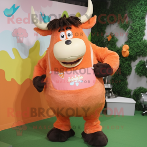 Peach Yak mascotte kostuum...