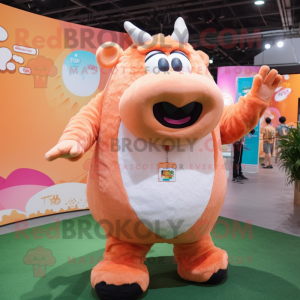 Peach Yak mascotte kostuum...