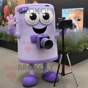 Lavendel kamera maskot...