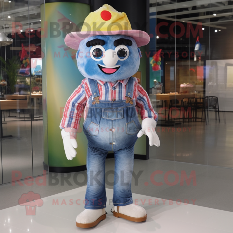 nan Ice Cream mascot costume character dressed with a Denim Shirt and Bracelets nan Ice Cream mascot costume character dressed with a Denim Shirt and Bracelets