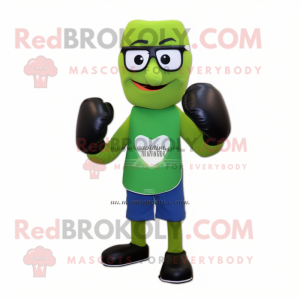 Olive Boxing Glove mascotte...