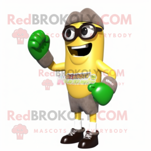 Olive Boxing Glove mascotte...