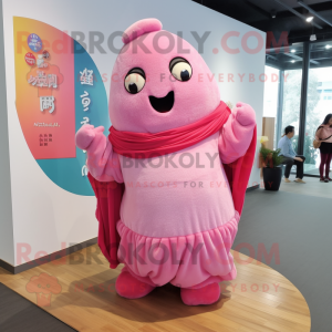 Pink Dim Sum mascotte...