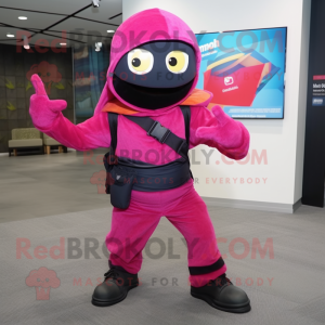 Magenta Ninja maskot...